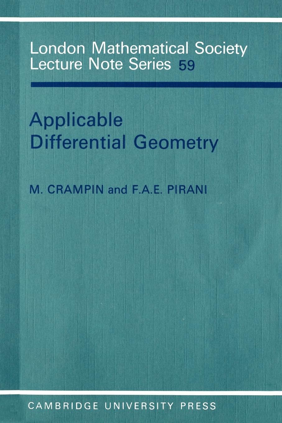 Cover: 9780521231909 | Applicable Differential Geometry | M. Crampin (u. a.) | Taschenbuch