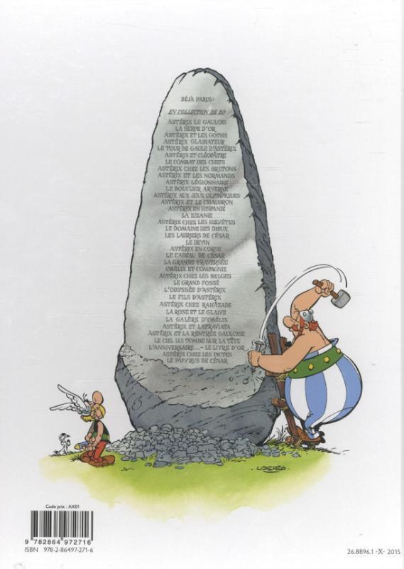 Rückseite: 9782864972716 | Asterix 36. Le Papyrus de César | Rene Goscinny (u. a.) | Buch | 2015