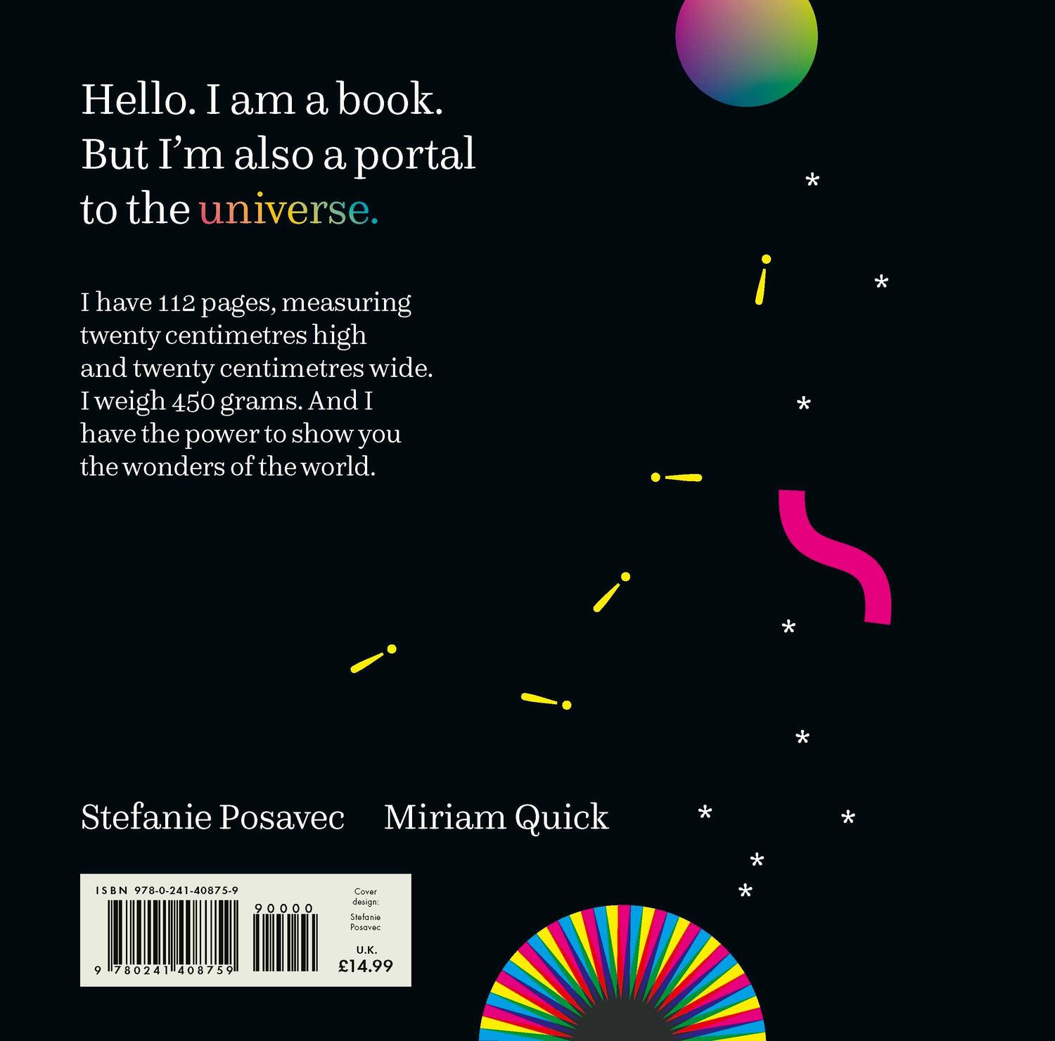 Rückseite: 9780241408759 | I Am a Book. I Am a Portal to the Universe. | Stefanie Posavec (u. a.)