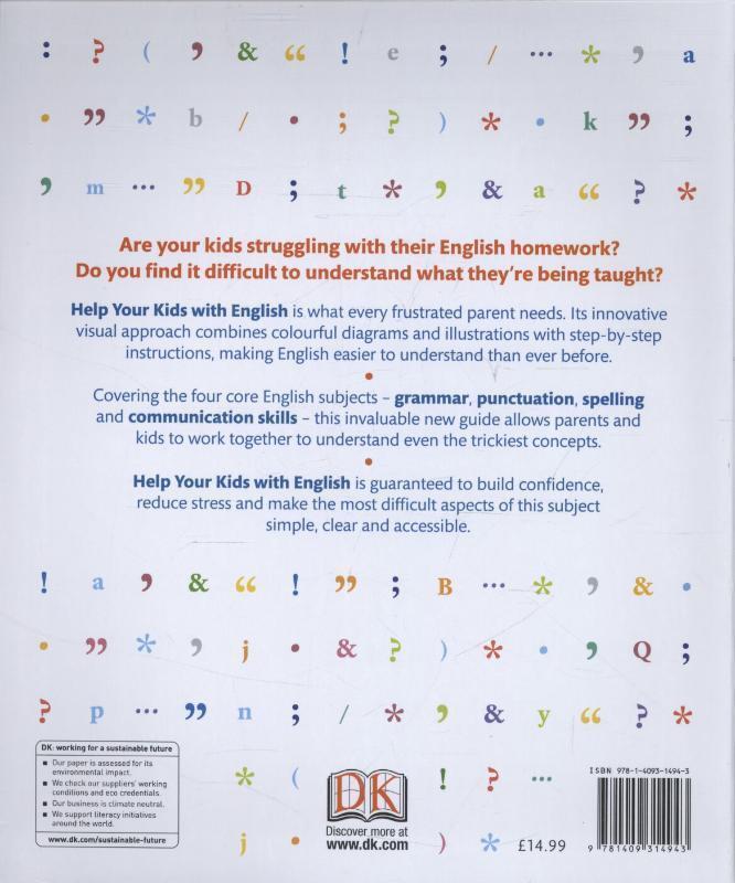 Rückseite: 9781409314943 | Help Your Kids with English, Ages 10-16 (Key Stages 3-4) | Vorderman