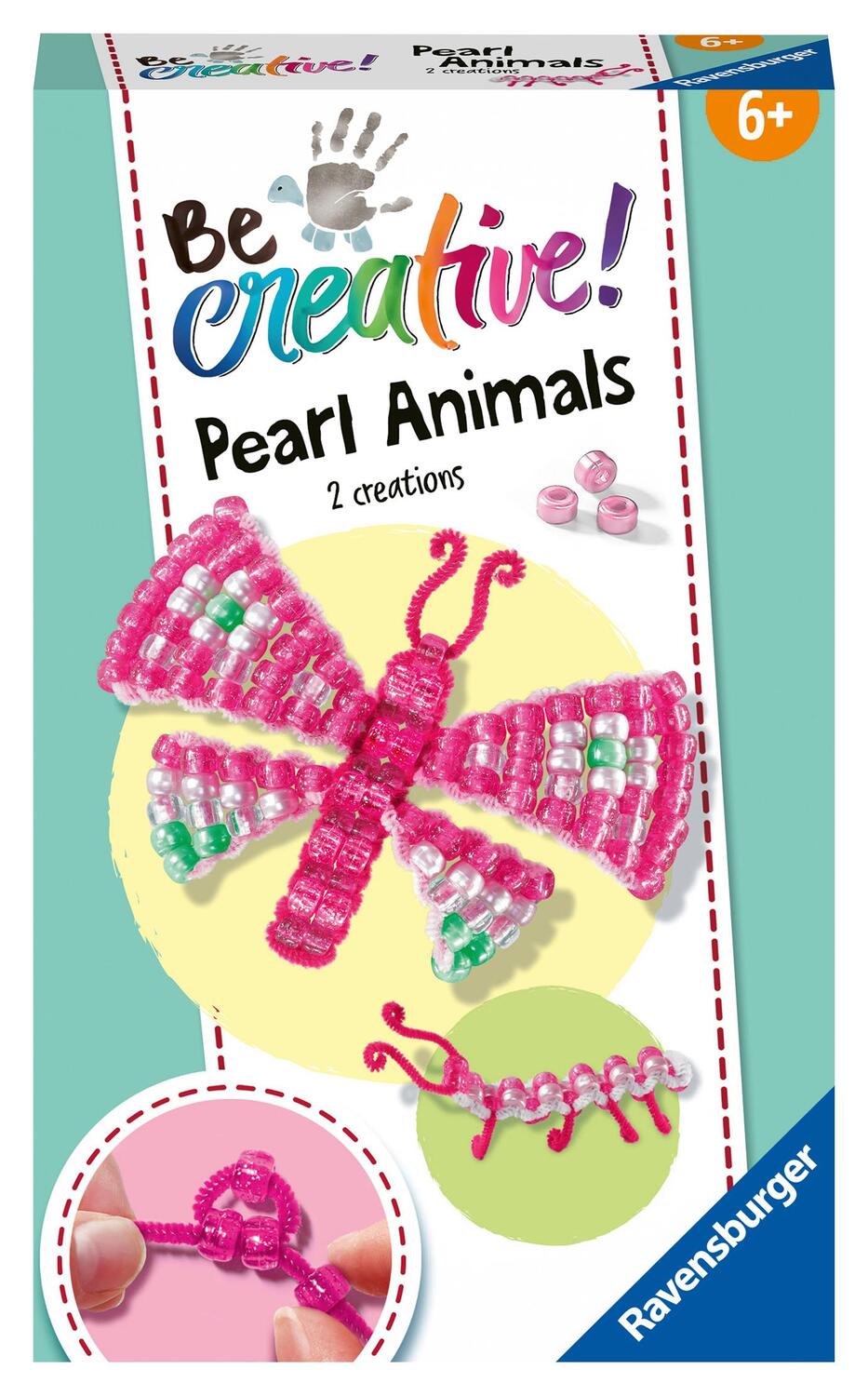 Cover: 4005556182497 | BeCreative Perlentiere Schmetterlinge, DIY für Kinder ab 6 Jahren