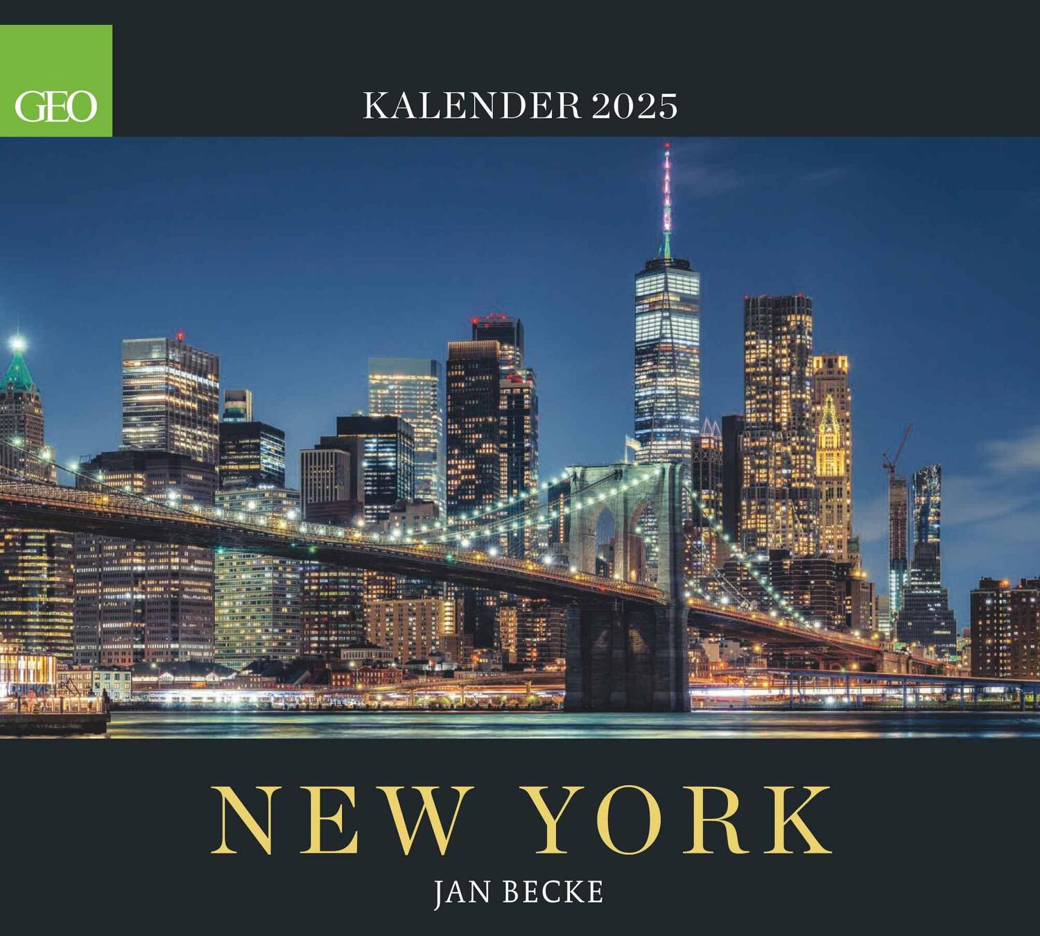 Cover: 4002725988805 | GEO New York 2025 - Wand-Kalender - Reise-Kalender -...