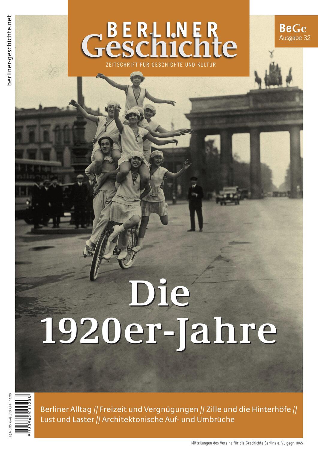 Cover: 9783962011208 | Berliner Geschichte - Zeitschrift für Geschichte und Kultur | V.