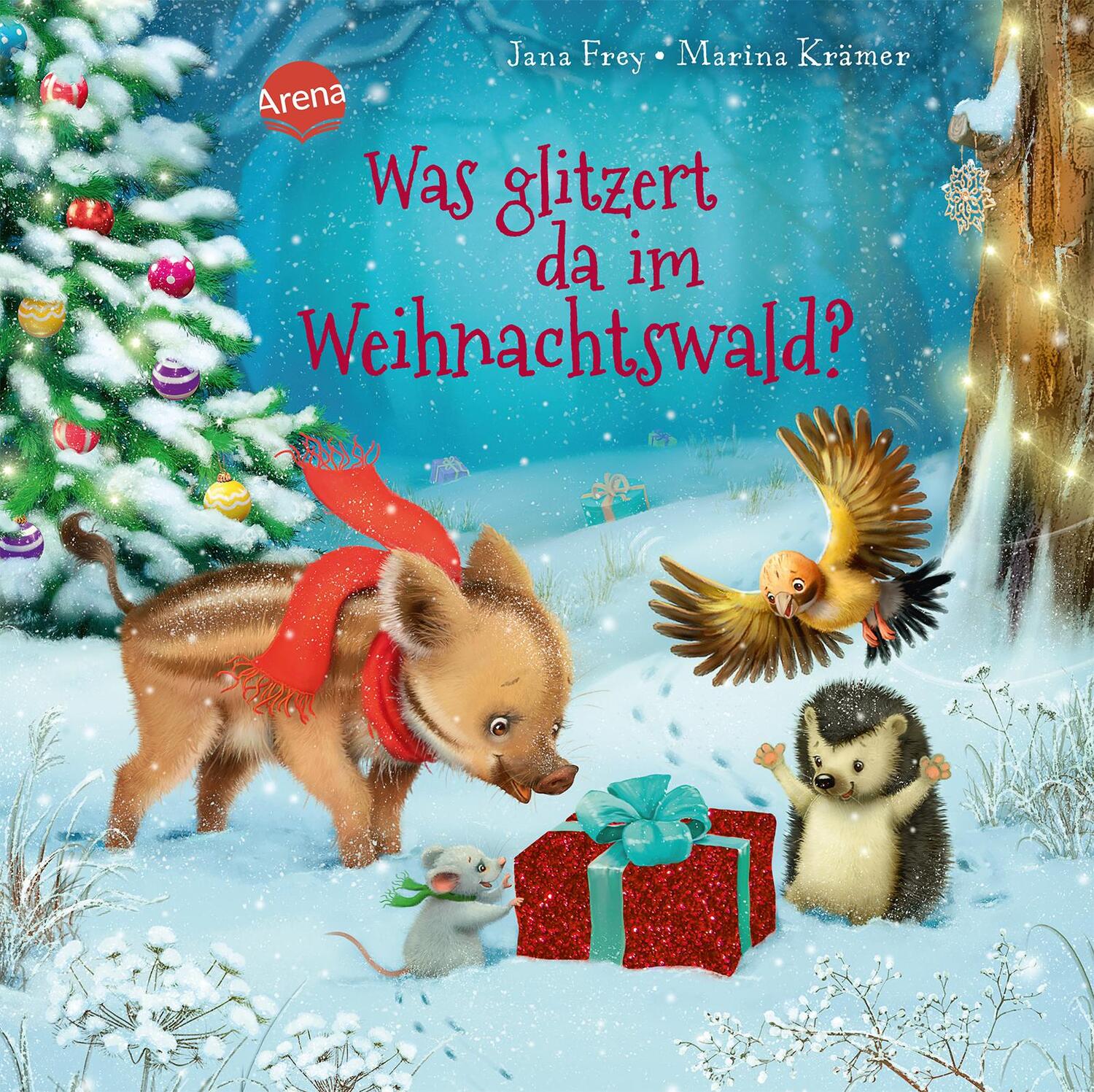 Cover: 9783401718569 | Was glitzert da im Weihnachtswald? | Jana Frey | Buch | Deutsch | 2022