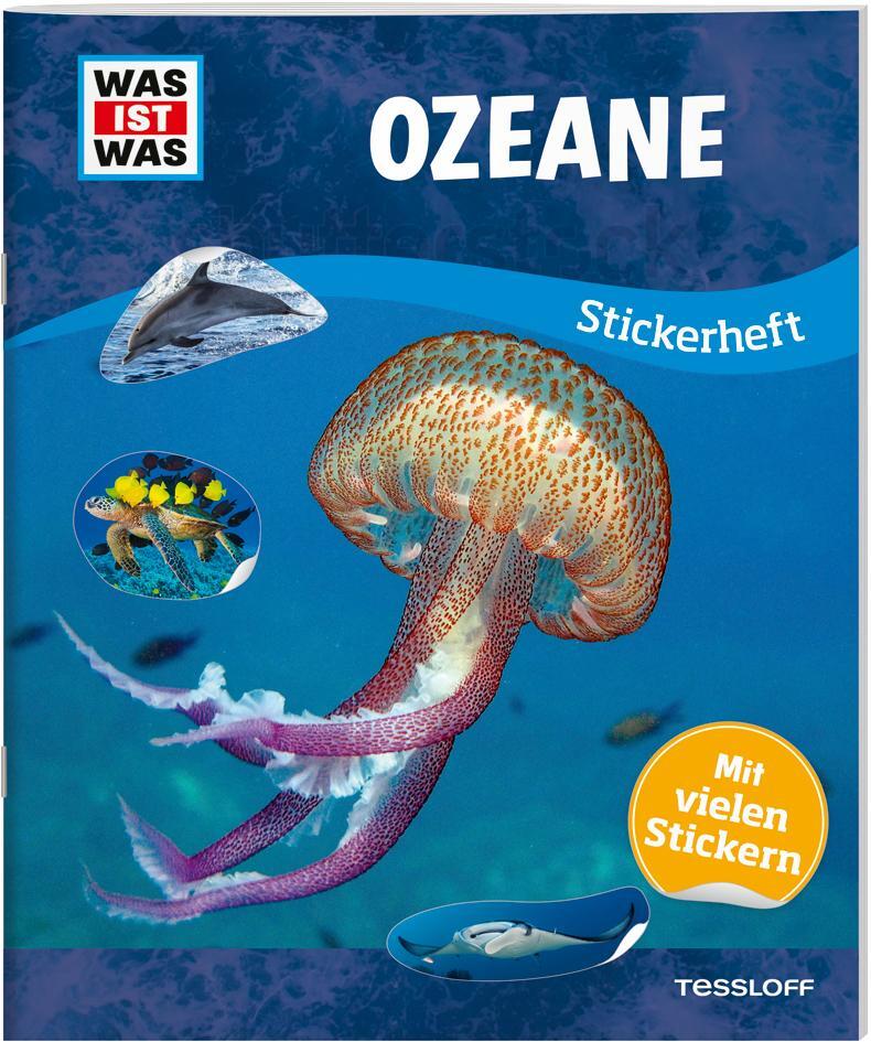 Cover: 9783788676384 | WAS IST WAS Stickerheft Ozeane | Carolin Langbein | Broschüre | 32 S.