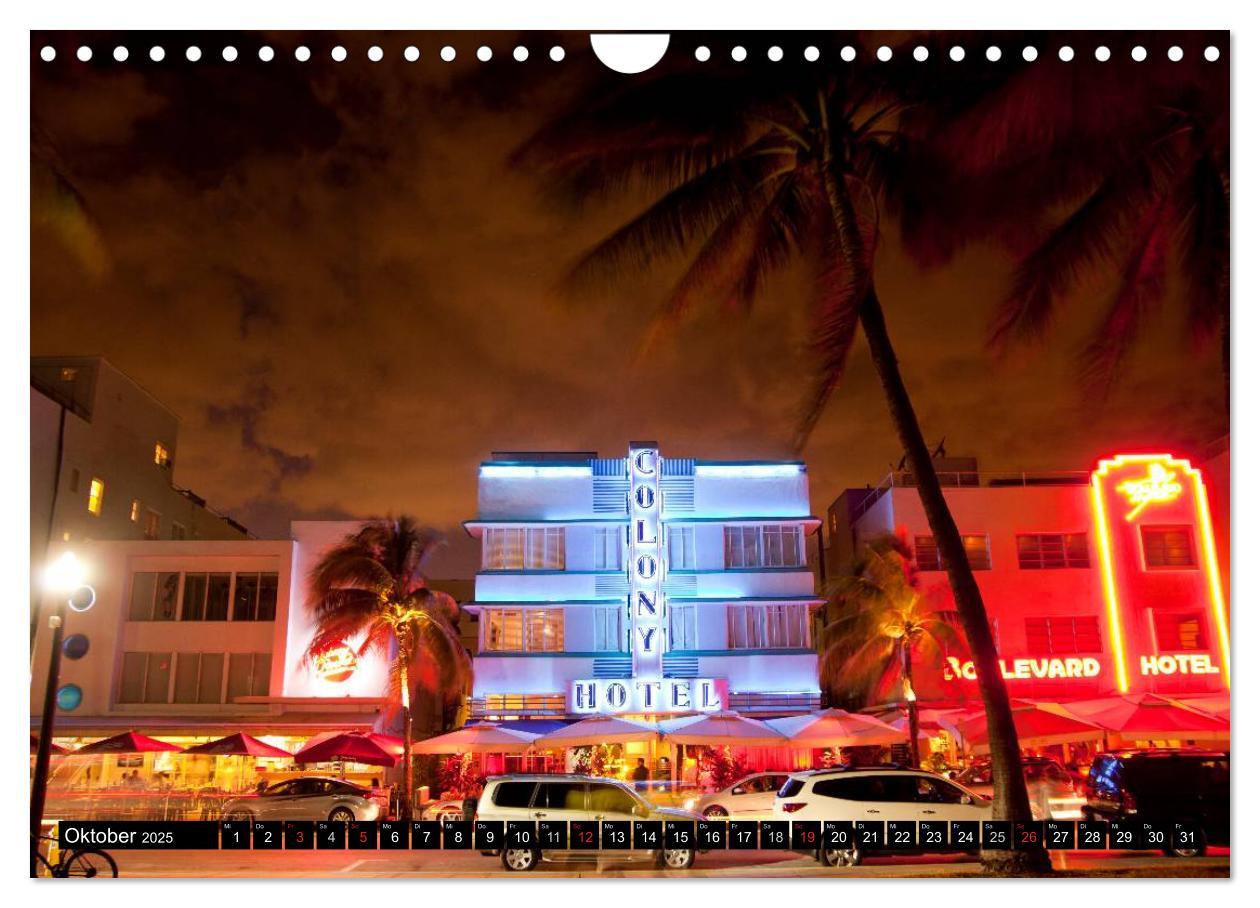 Bild: 9783435743926 | Miami und Florida (Wandkalender 2025 DIN A4 quer), CALVENDO...