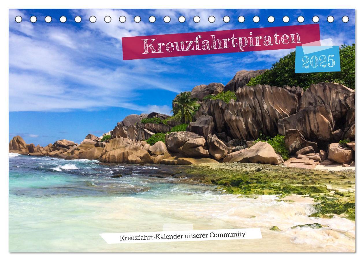 Cover: 9783457237779 | Kreuzfahrtpiraten (Tischkalender 2025 DIN A5 quer), CALVENDO...