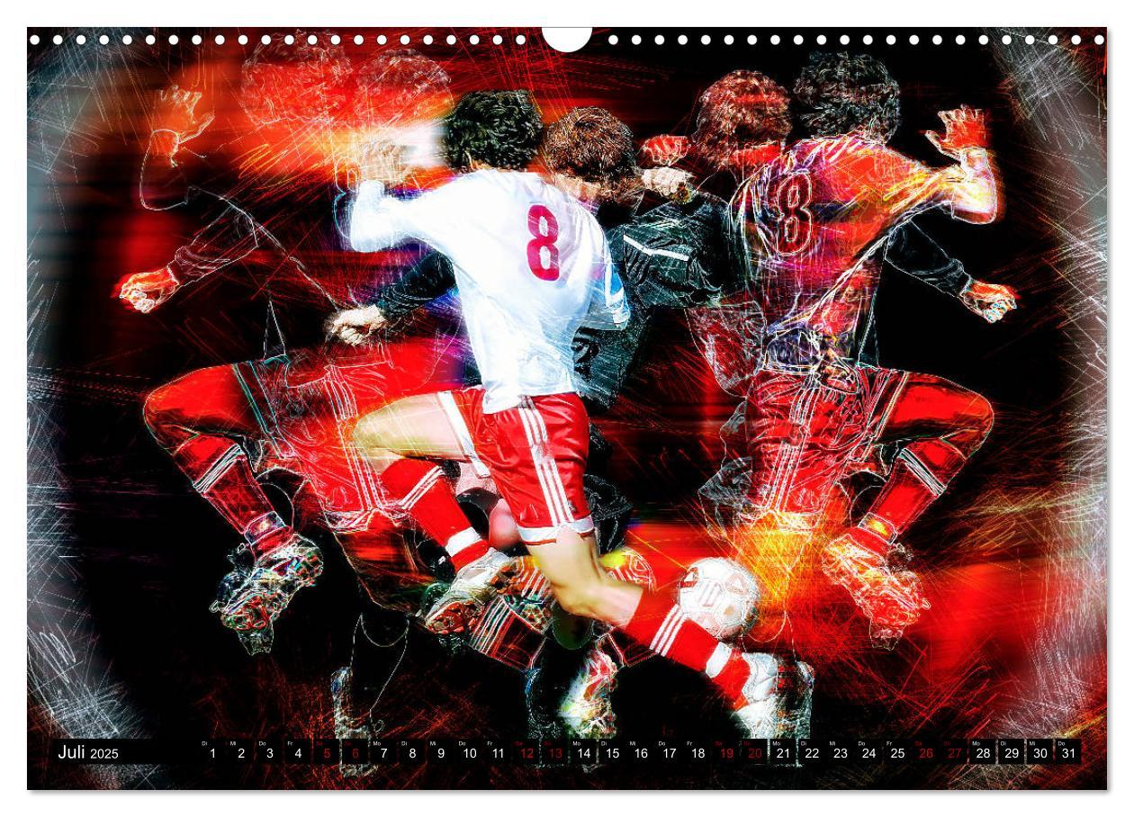 Bild: 9783435098187 | Fußball Power (Wandkalender 2025 DIN A3 quer), CALVENDO Monatskalender