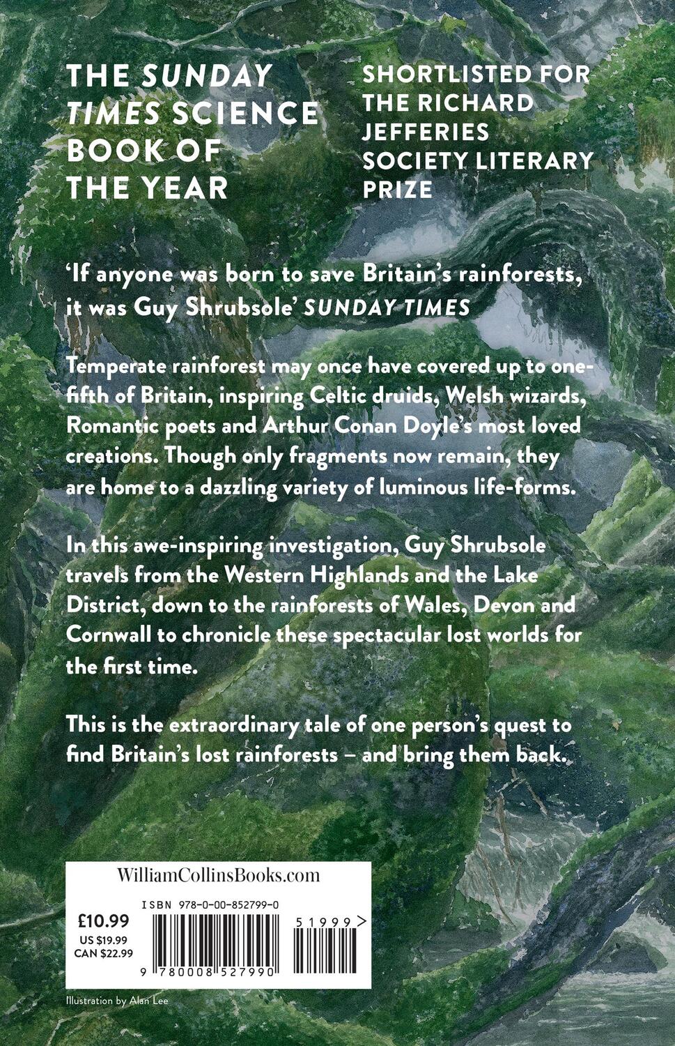 Rückseite: 9780008527990 | The Lost Rainforests of Britain | Guy Shrubsole | Taschenbuch | 2023