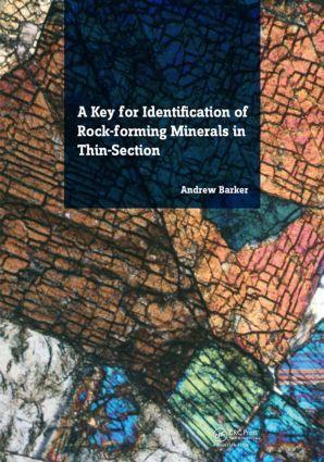Cover: 9781138001145 | A Key for Identification of Rock-Forming Minerals in Thin Section