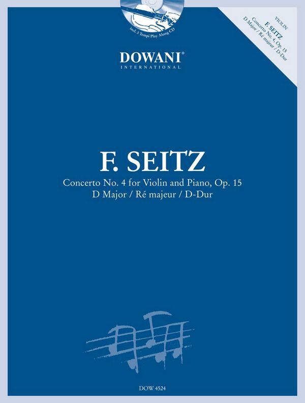 Cover: 9783905477788 | Concerto No. 4 for Violin and Piano, Op. 15 | D major | Seitz | 2009