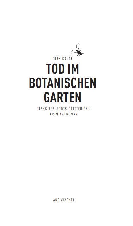 Bild: 9783869138923 | Tod im Botanischen Garten | Dirk Kruse | Taschenbuch | 320 S. | 2017