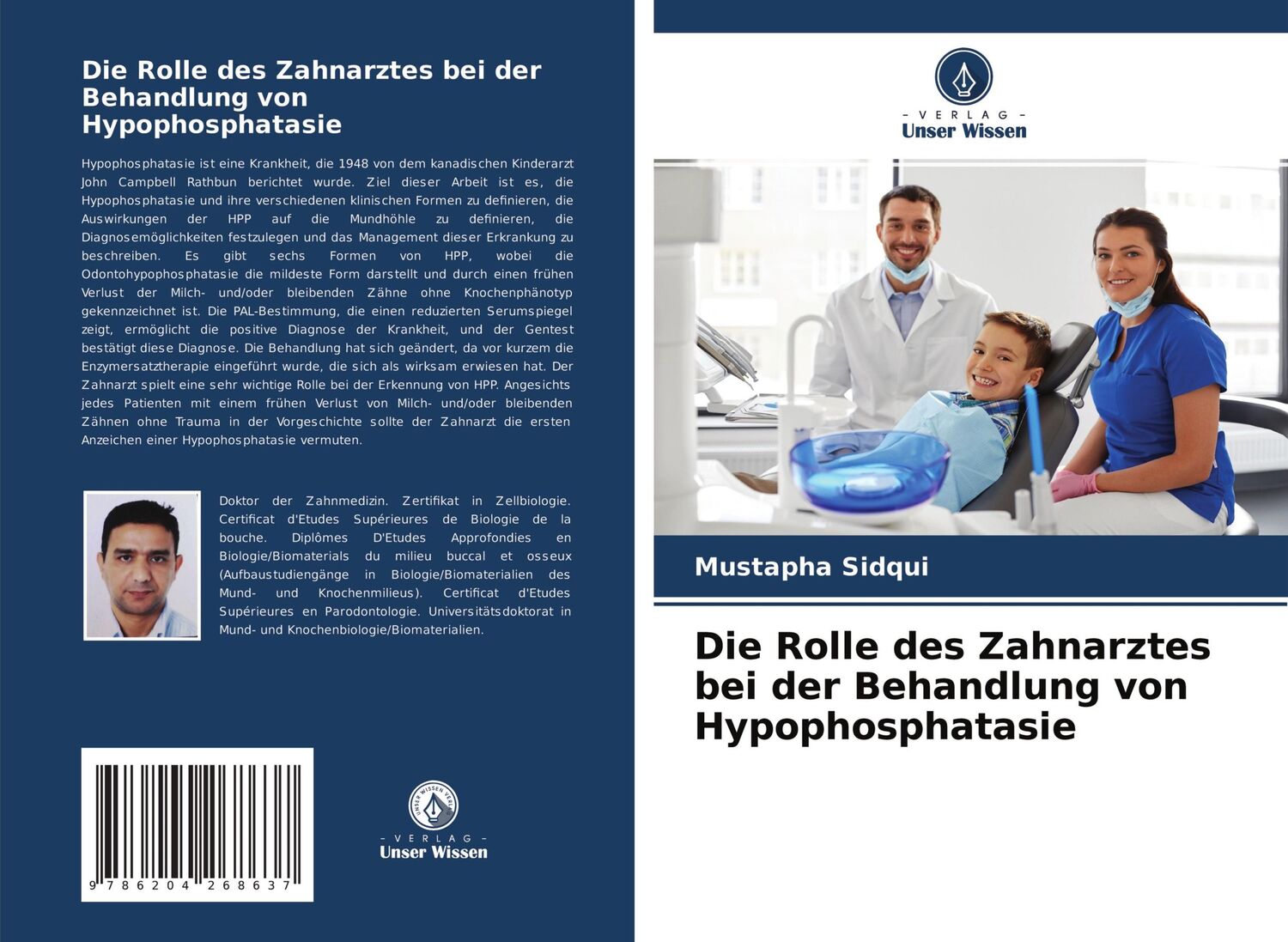 Cover: 9786204268637 | Die Rolle des Zahnarztes bei der Behandlung von Hypophosphatasie