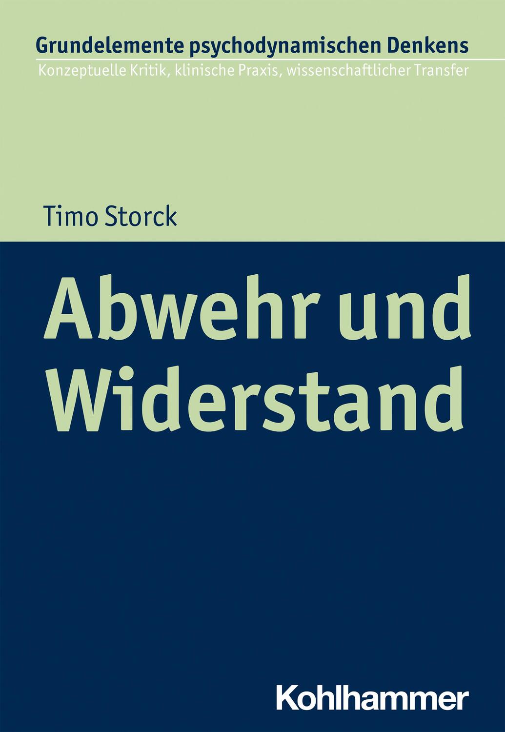 Cover: 9783170379305 | Abwehr und Widerstand | Timo Storck | Taschenbuch | Deutsch | 2021
