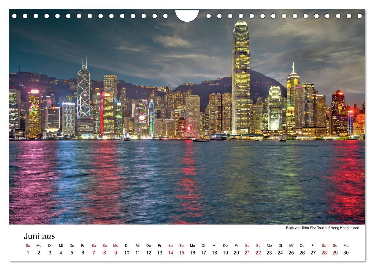 Bild: 9783435162956 | Megacity Hong Kong (Wandkalender 2025 DIN A4 quer), CALVENDO...