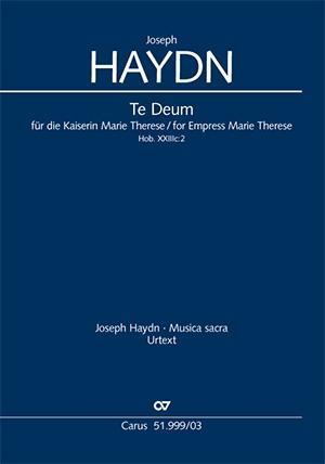 Cover: 9790007093990 | Te Deum (Klavierauszug) | für Kaiserin Marie Therese Hob. XXIIIc:2
