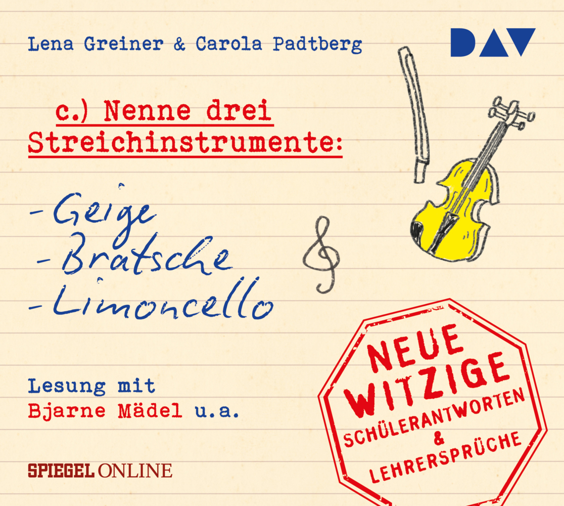 Cover: 9783742410009 | »Nenne drei Streichinstrumente: Geige, Bratsche, Limoncello«. Neue...