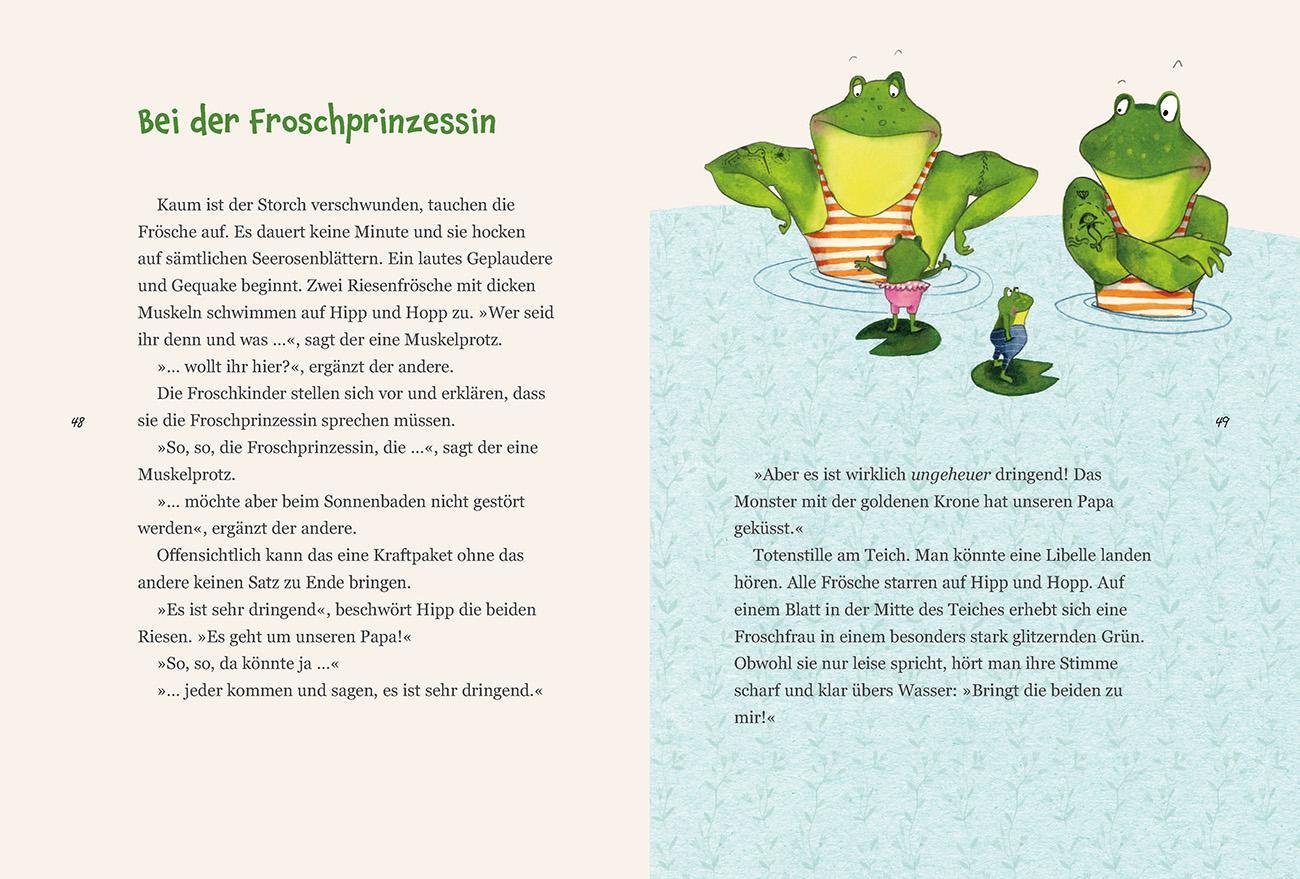 Bild: 9783943086386 | Der Froschkönig - was wirklich geschah: Hipp und Hopp retten Papa...