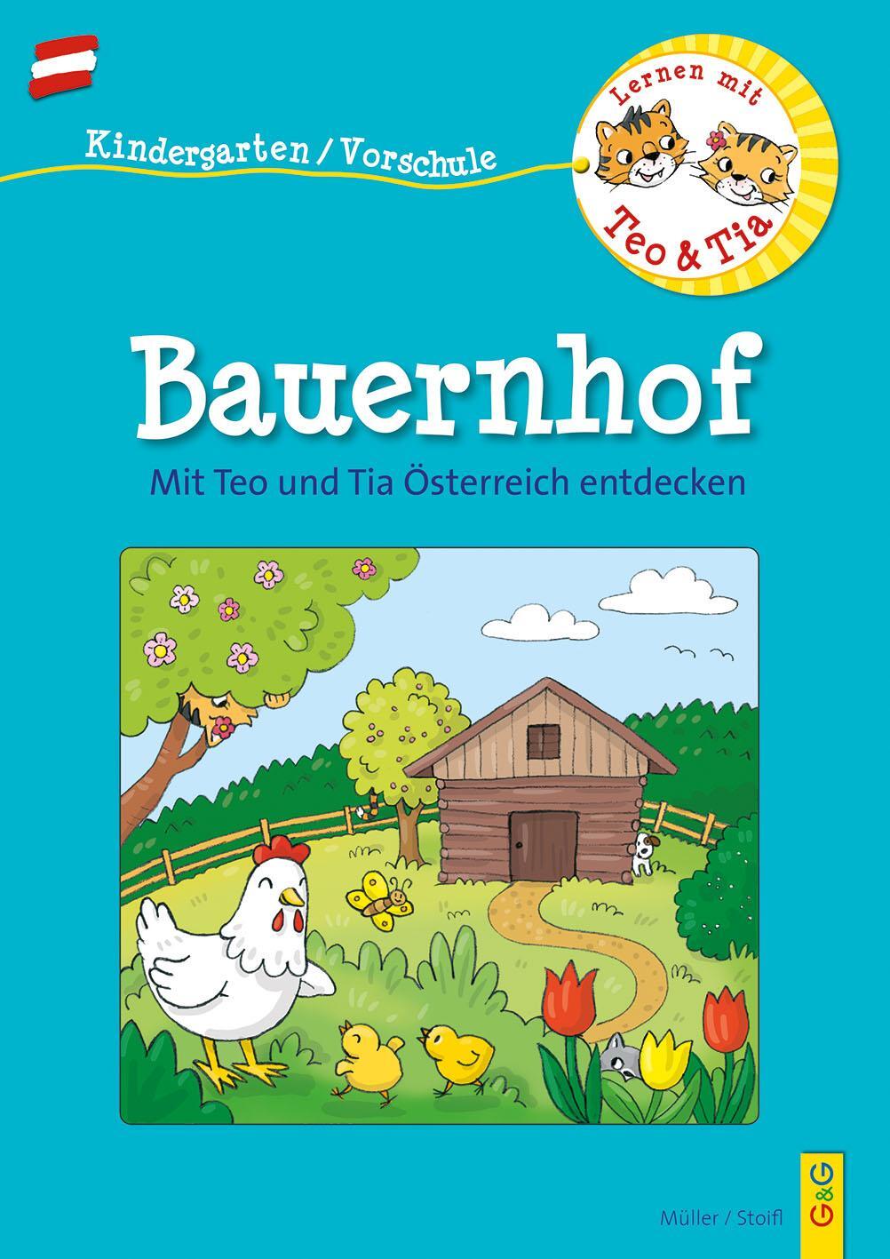 Cover: 9783707423365 | Österreich entdecken mit Teo und Tia - Bauernhof | Müller (u. a.)