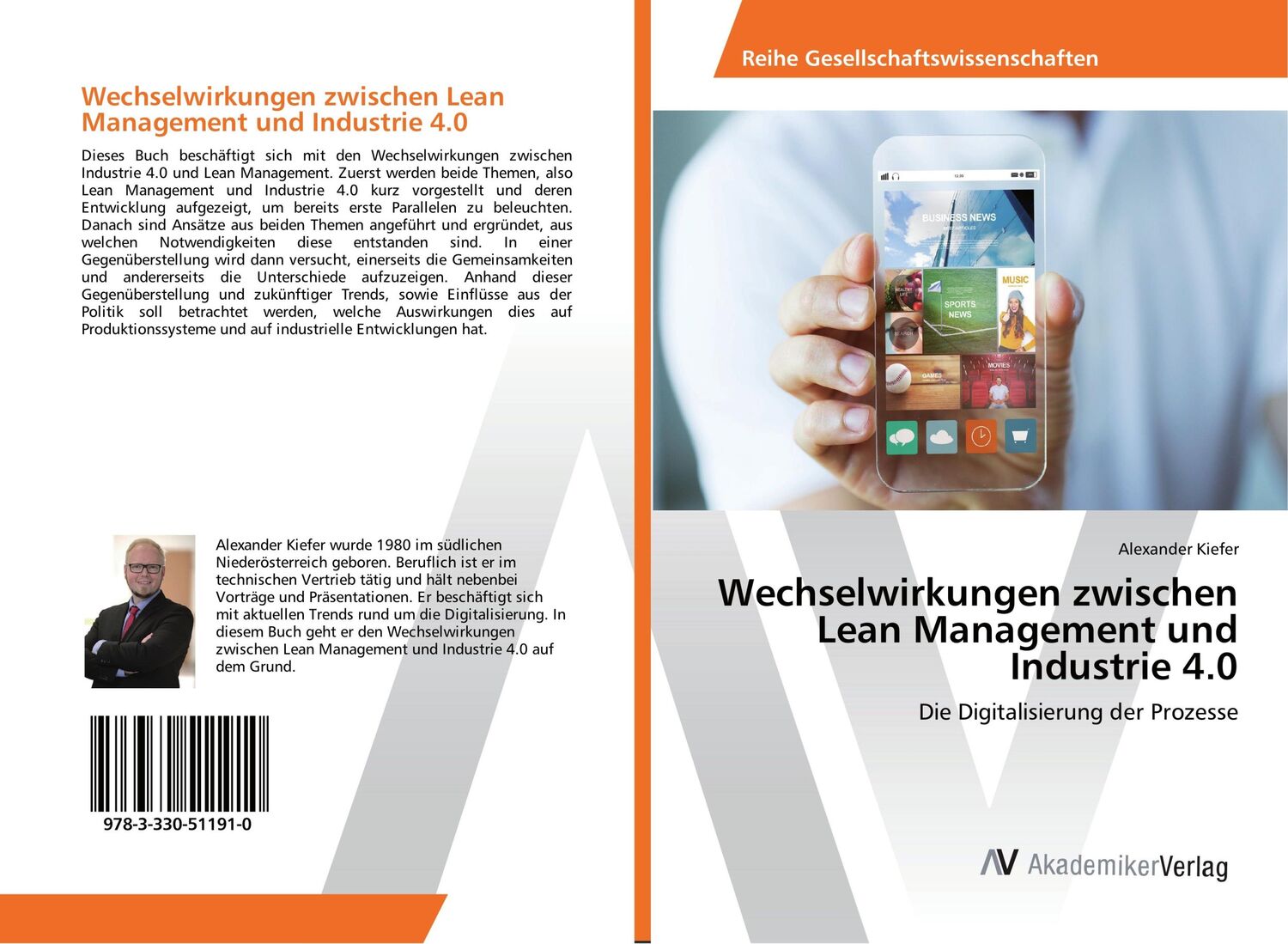 Cover: 9783330511910 | Wechselwirkungen zwischen Lean Management und Industrie 4.0 | Kiefer