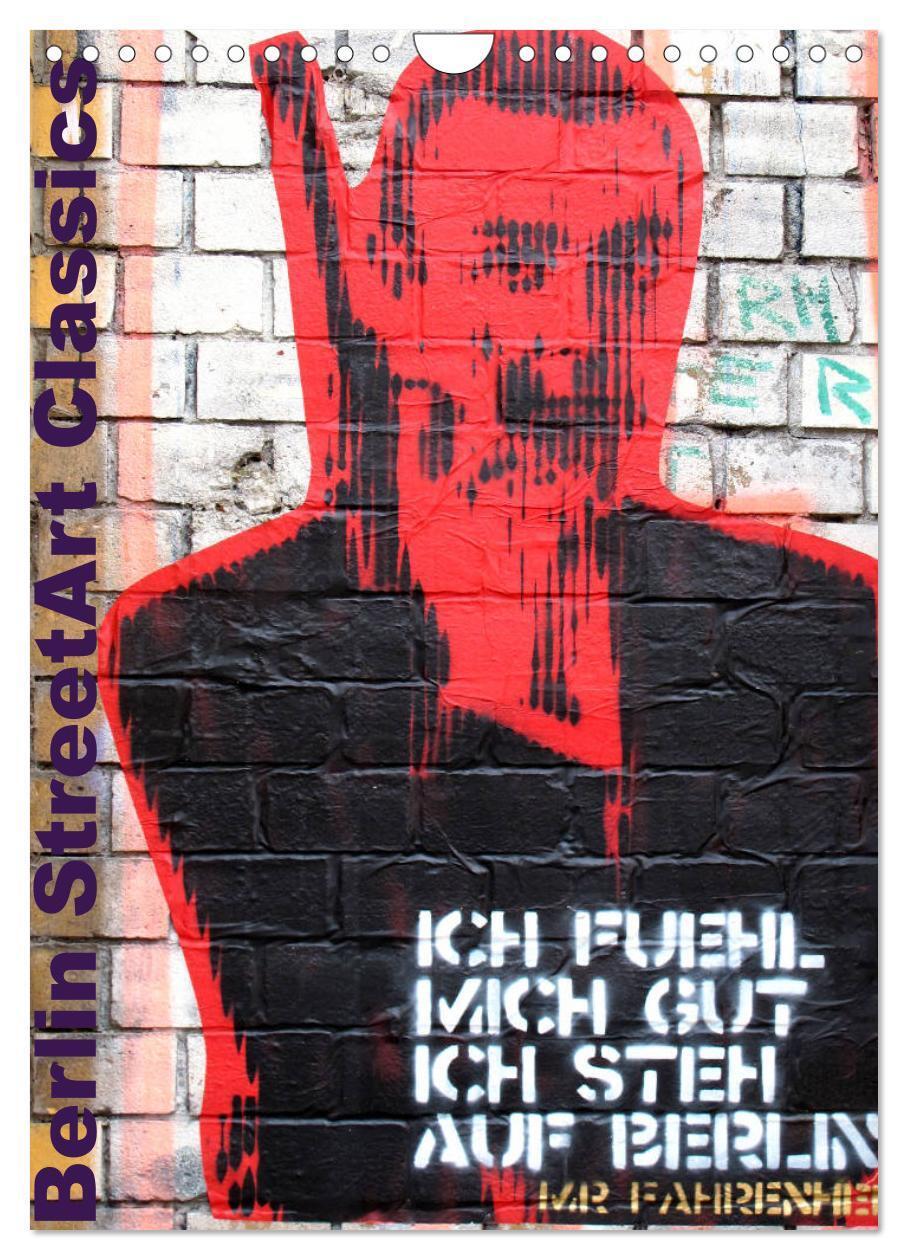 Cover: 9783435955923 | Berlin StreetArt Classics (Wandkalender 2025 DIN A4 hoch), CALVENDO...