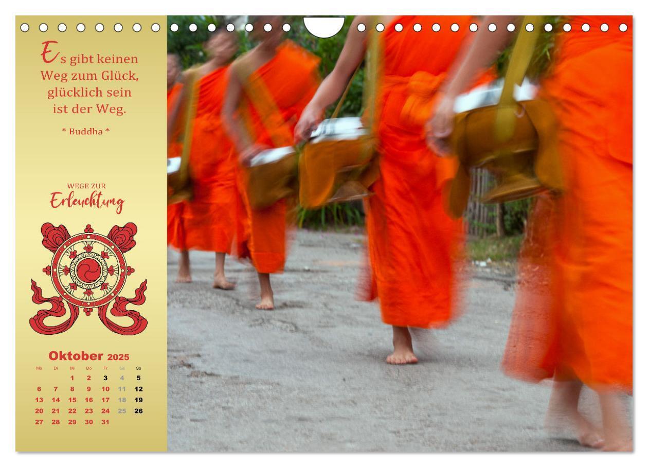 Bild: 9783383868450 | Buddhistische Weisheiten - Wege zur Erleuchtung (Wandkalender 2025...