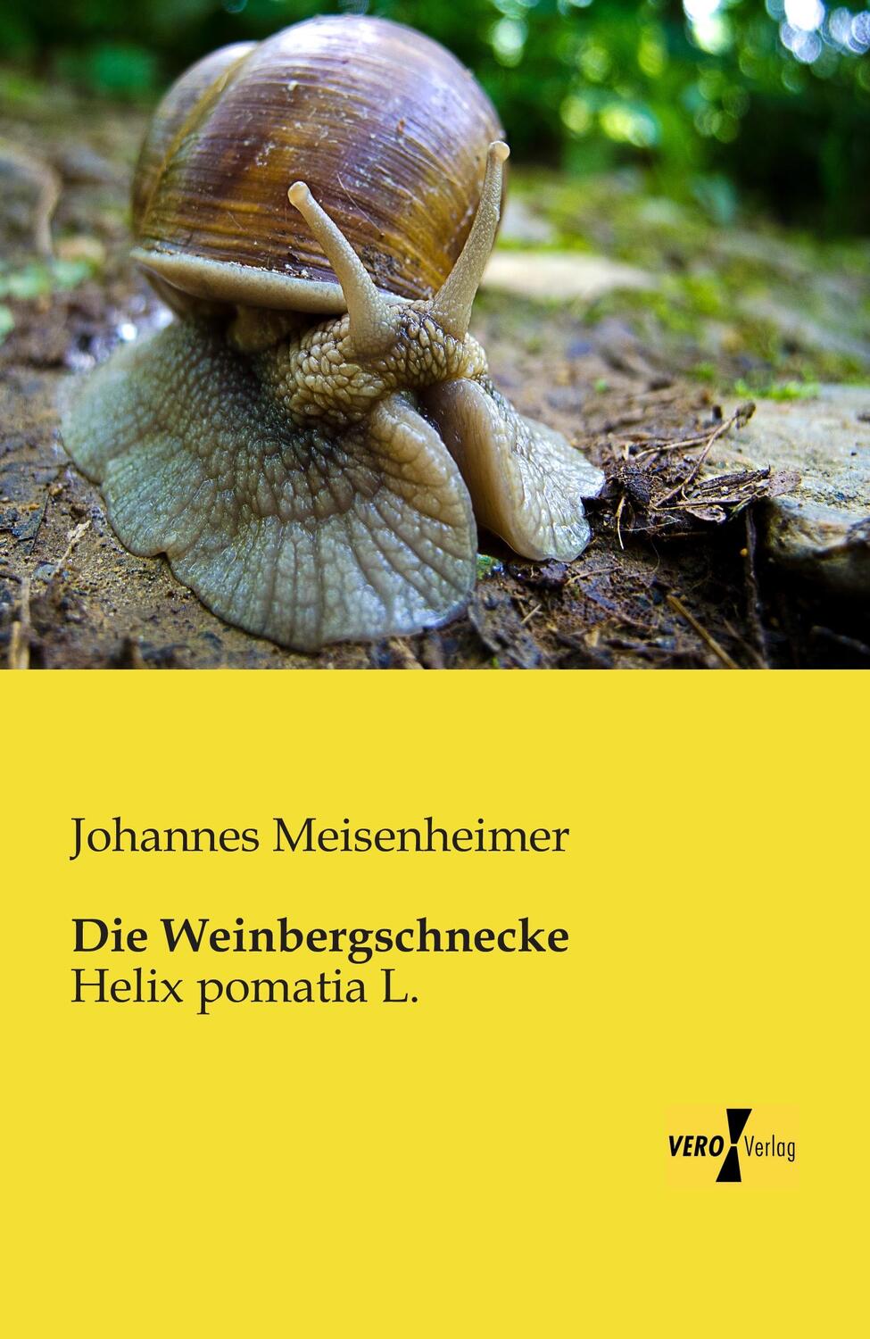 Cover: 9783956108266 | Die Weinbergschnecke | Helix pomatia L. | Johannes Meisenheimer | Buch
