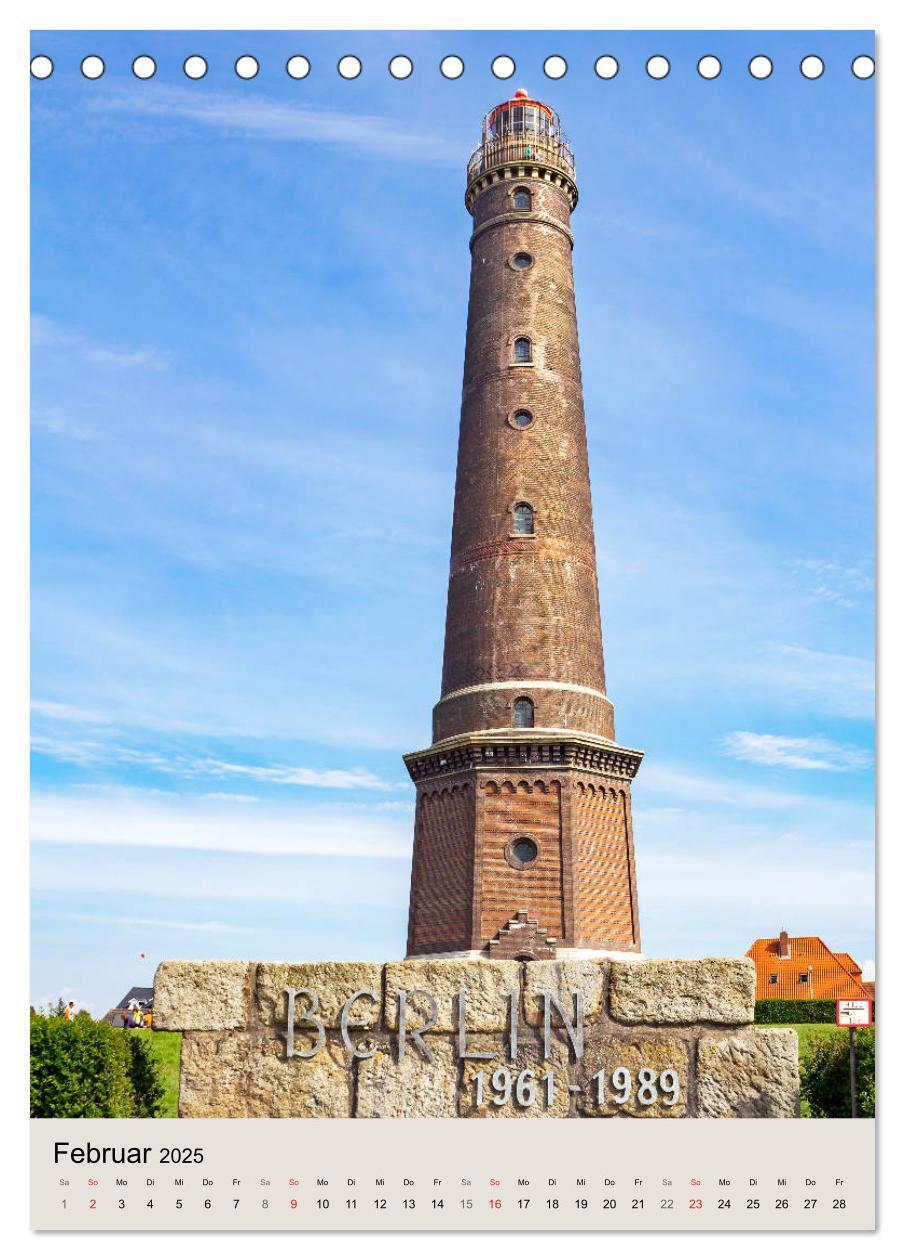 Bild: 9783435971145 | Borkum Strandspaziergang (Tischkalender 2025 DIN A5 hoch), CALVENDO...