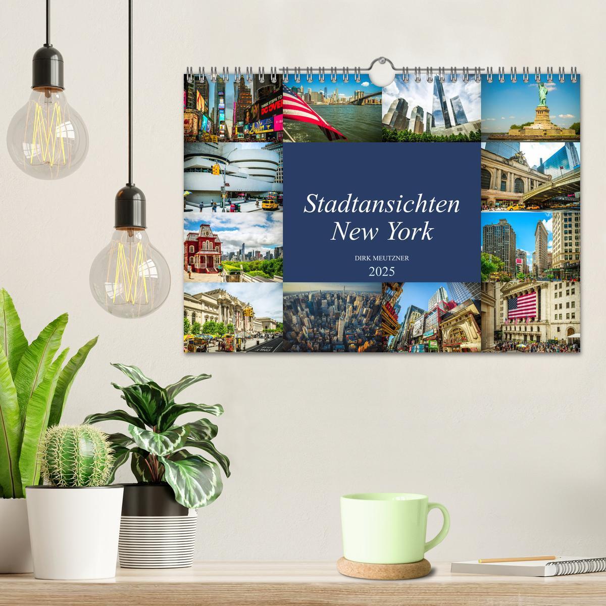 Bild: 9783435447602 | Stadtansichten New York (Wandkalender 2025 DIN A4 quer), CALVENDO...