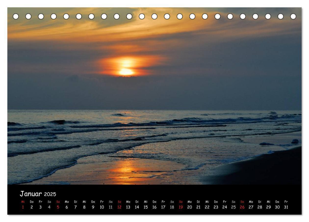 Bild: 9783435826377 | Amrum (Tischkalender 2025 DIN A5 quer), CALVENDO Monatskalender | 2025