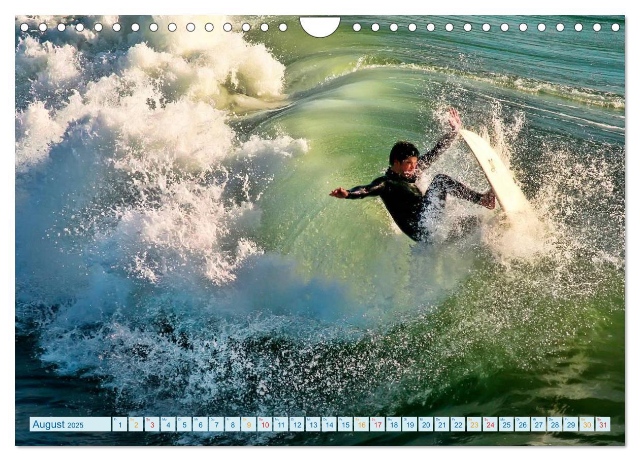 Bild: 9783435470907 | Surfen - Wasser, Wind und coole Typen (Wandkalender 2025 DIN A4...