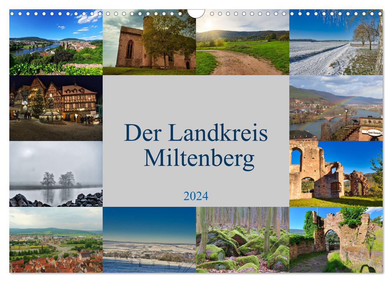 Cover: 9783675412583 | Der Landkreis Miltenberg (Wandkalender 2024 DIN A3 quer), CALVENDO...