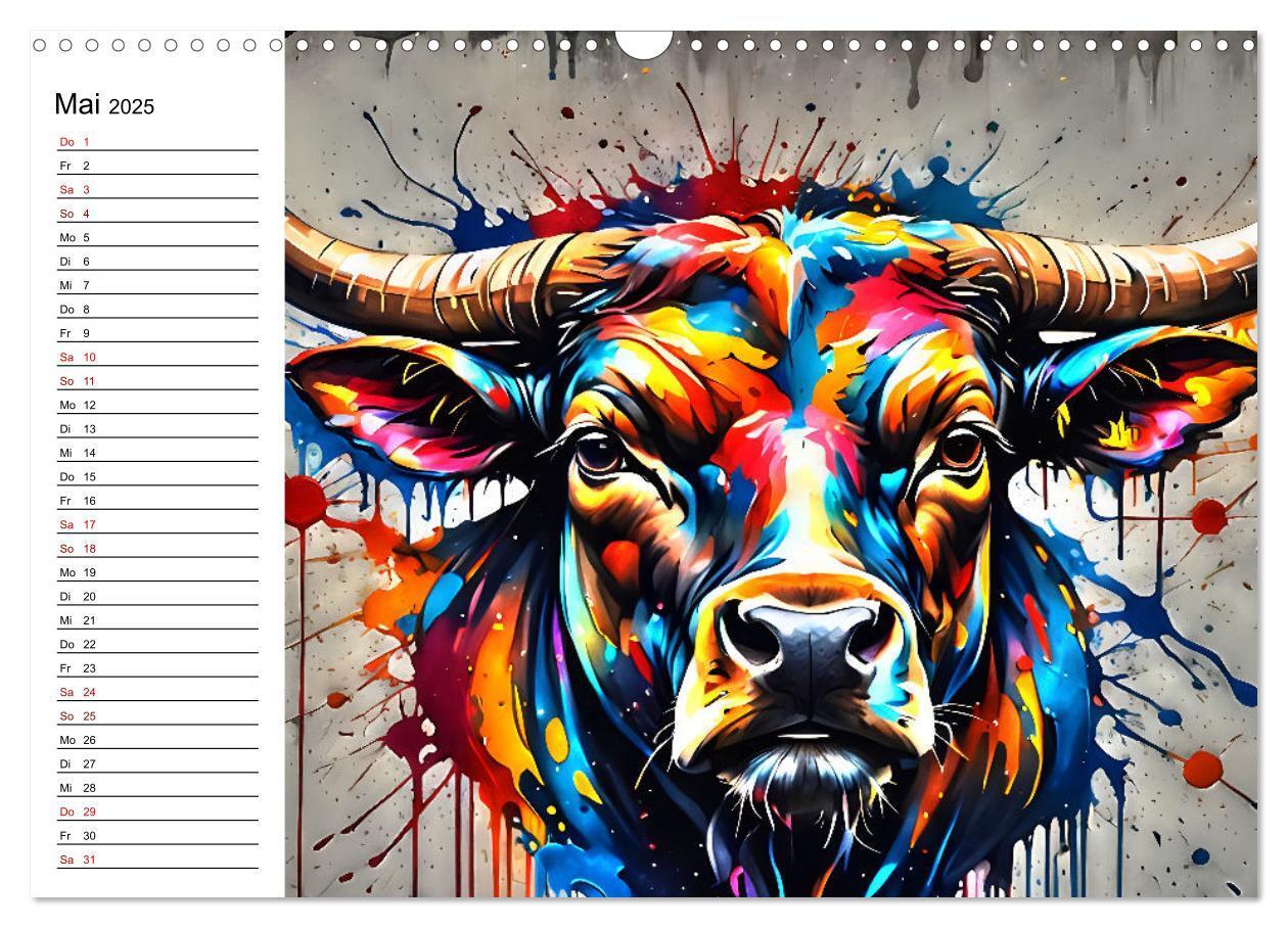 Bild: 9783457130025 | Street Art Sternzeichen (Wandkalender 2025 DIN A3 quer), CALVENDO...