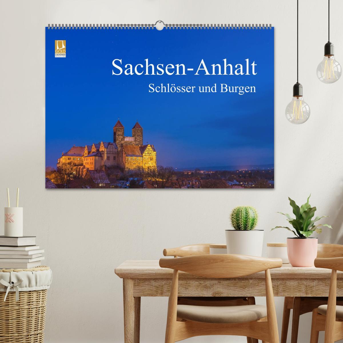 Bild: 9783435622931 | Sachsen-Anhalt - Schlösser und Burgen (Wandkalender 2025 DIN A2...