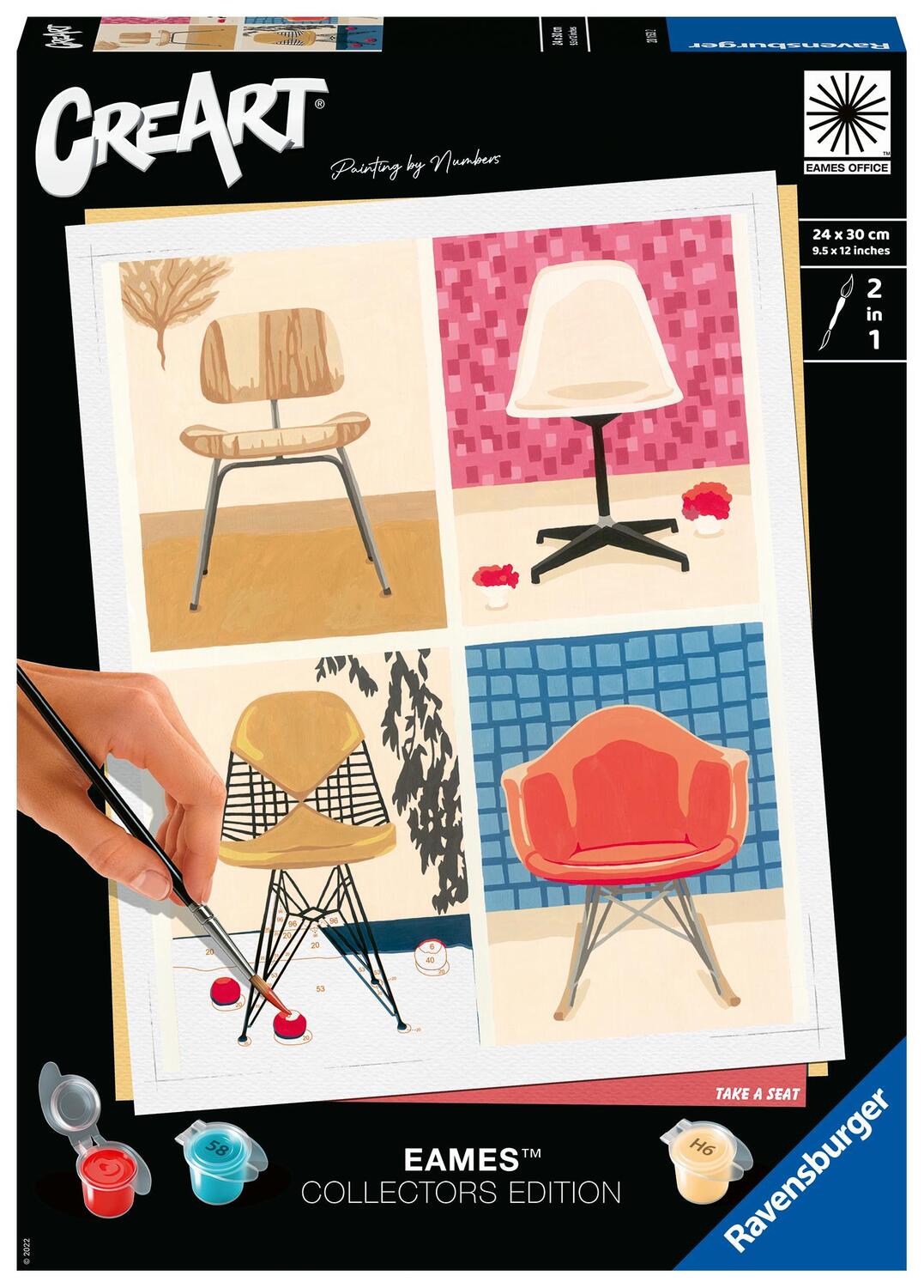 Cover: 4005556201532 | Ravensburger Malen nach Zahlen 20153 - Take a Seat - ab 12 Jahren