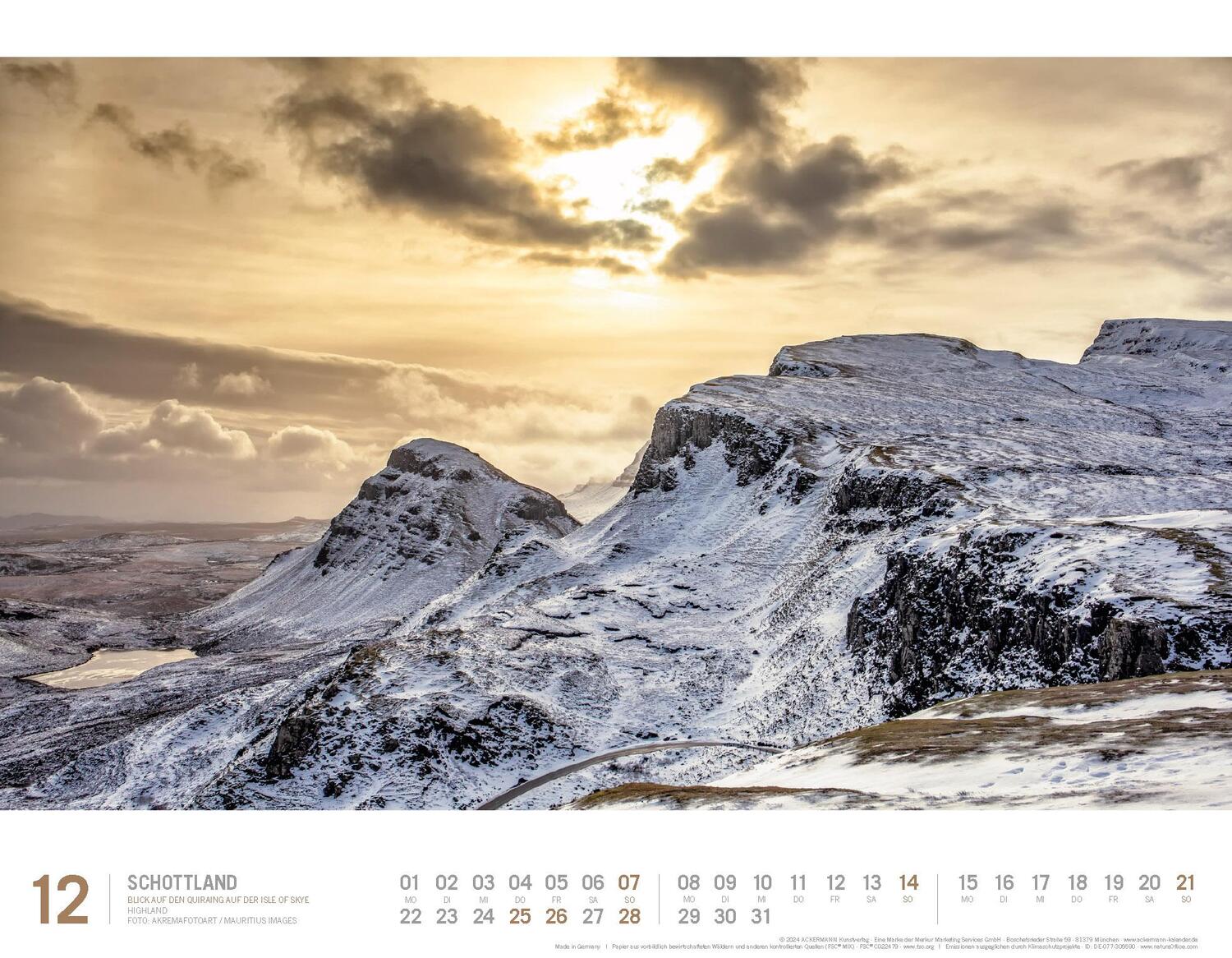 Bild: 9783838425436 | Schottland - Unterwegs zwischen Highlands und Hebriden Kalender 2025