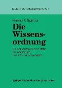 Cover: 9783810010834 | Die Wissensordnung | Helmut Spinner | Taschenbuch | Paperback | 273 S.
