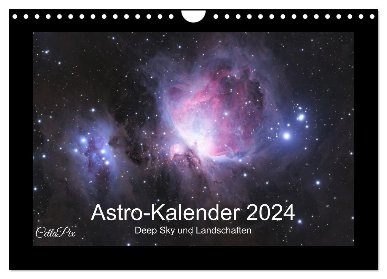 Cover: 9783383741401 | Astro-Kalender - Deep Sky und Landschaften (Wandkalender 2024 DIN...