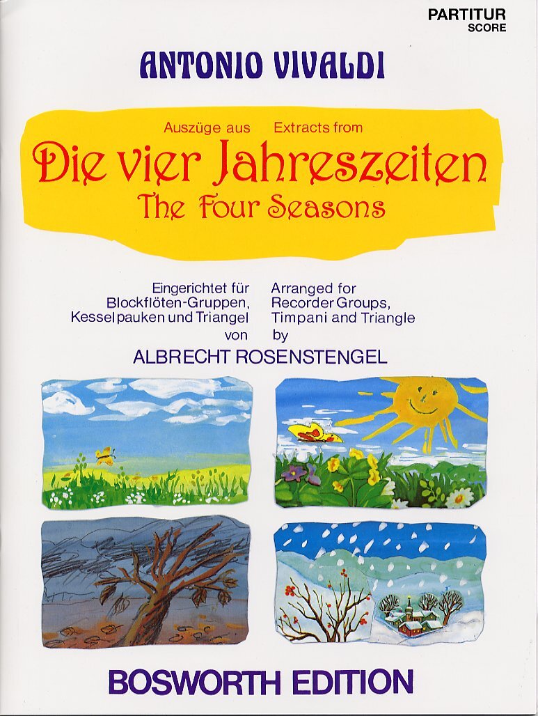 Cover: 9783936026979 | Antonio Vivaldi: Die vier Jahreszeiten (Auszüge) | Taschenbuch | 40 S.
