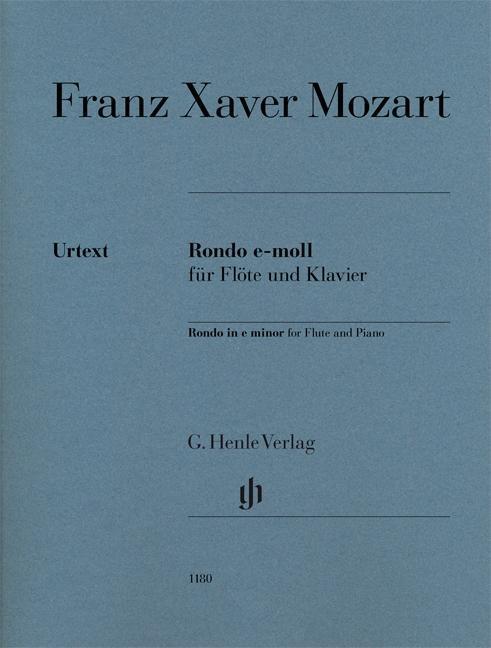 Cover: 9790201811802 | Franz Xaver Mozart - Rondo e-moll für Flöte und Klavier | Mozart