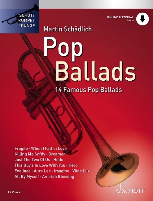 Cover: 9783795719999 | Pop Ballads, Trompete | 14 berühmte Pop-Balladen. Band 2. Trompete.