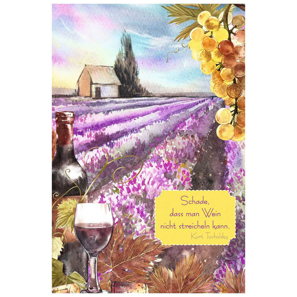Bild: 9783746255774 | Der Wein erfreue des Menschen Herz, 12 Postkarten | Postkartenbuch