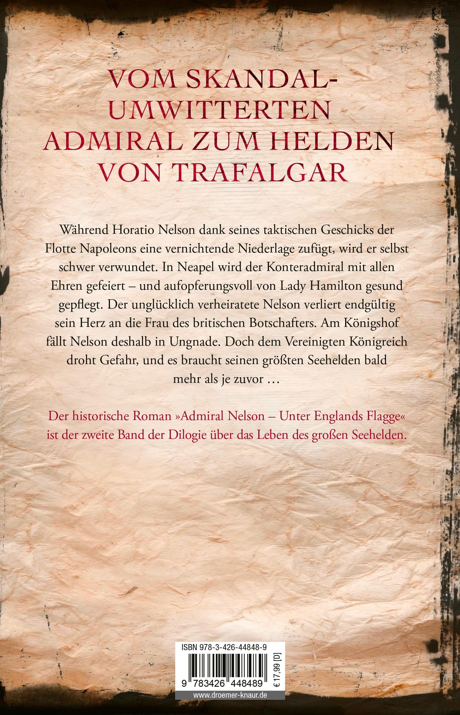 Rückseite: 9783426448489 | Admiral Nelson - Unter Englands Flagge | Mac P. Lorne | Taschenbuch