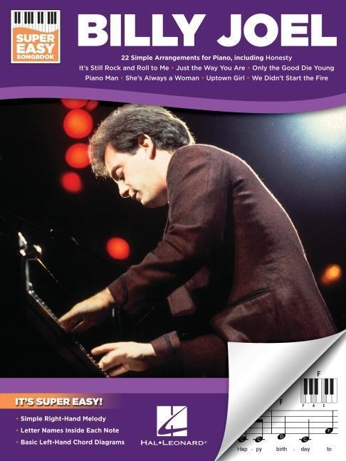 Cover: 840126907766 | Billy Joel - Super Easy Piano Songbook | Taschenbuch | Buch | Englisch