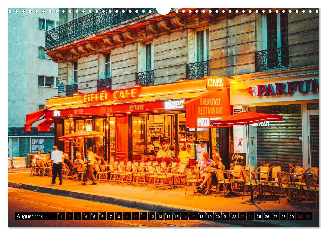 Bild: 9783435366309 | Paris Bistros (Wandkalender 2025 DIN A3 quer), CALVENDO Monatskalender