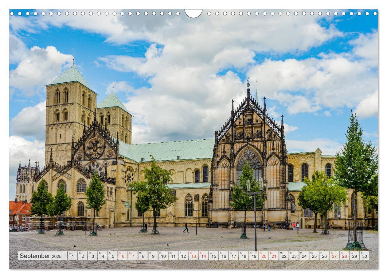 Bild: 9783435214044 | Münster Impressionen (Wandkalender 2025 DIN A3 quer), CALVENDO...