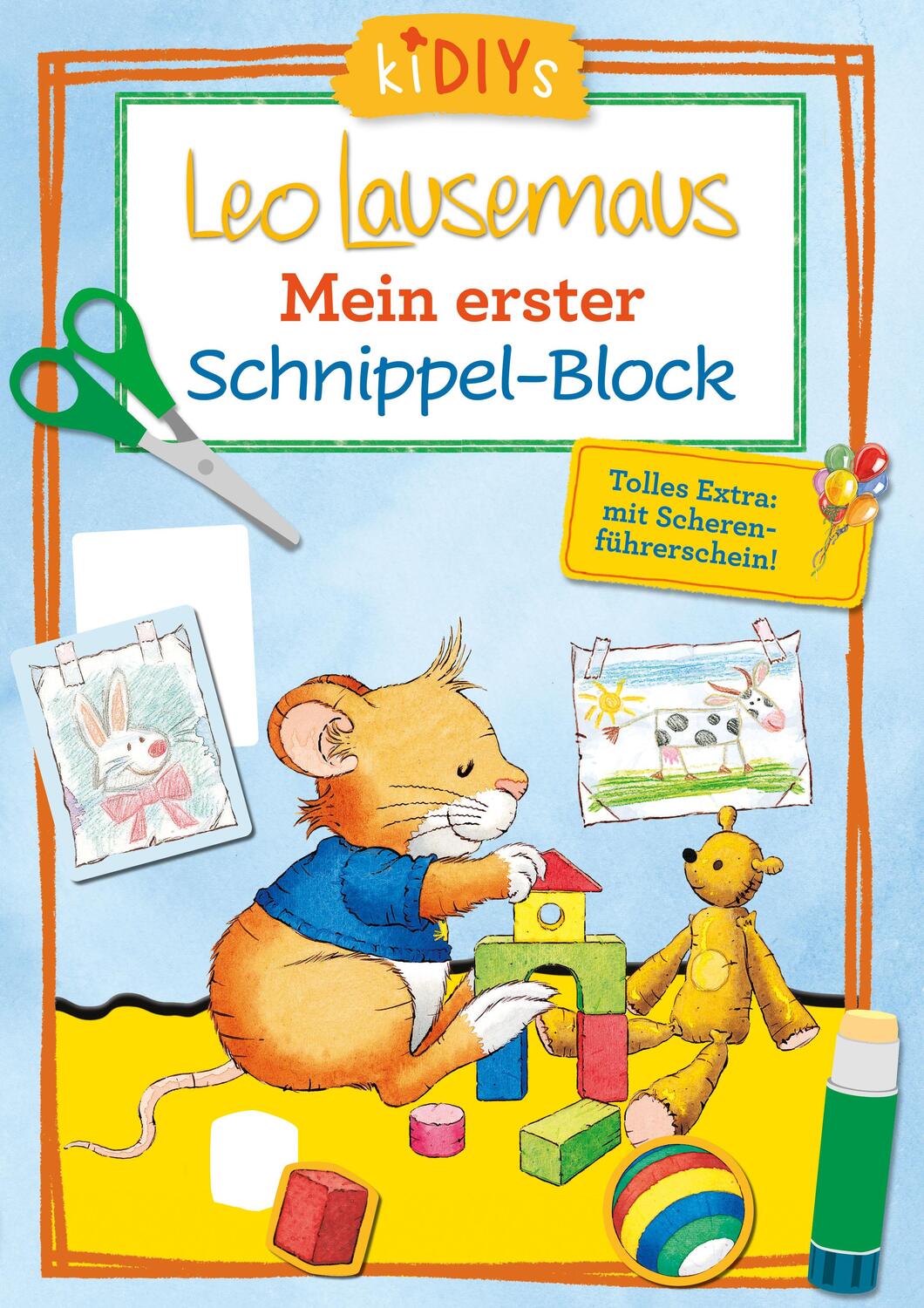 Cover: 4260188015623 | Mein erster Schnippel-Block - Leo Lausemaus | Taschenbuch | kiDIYs