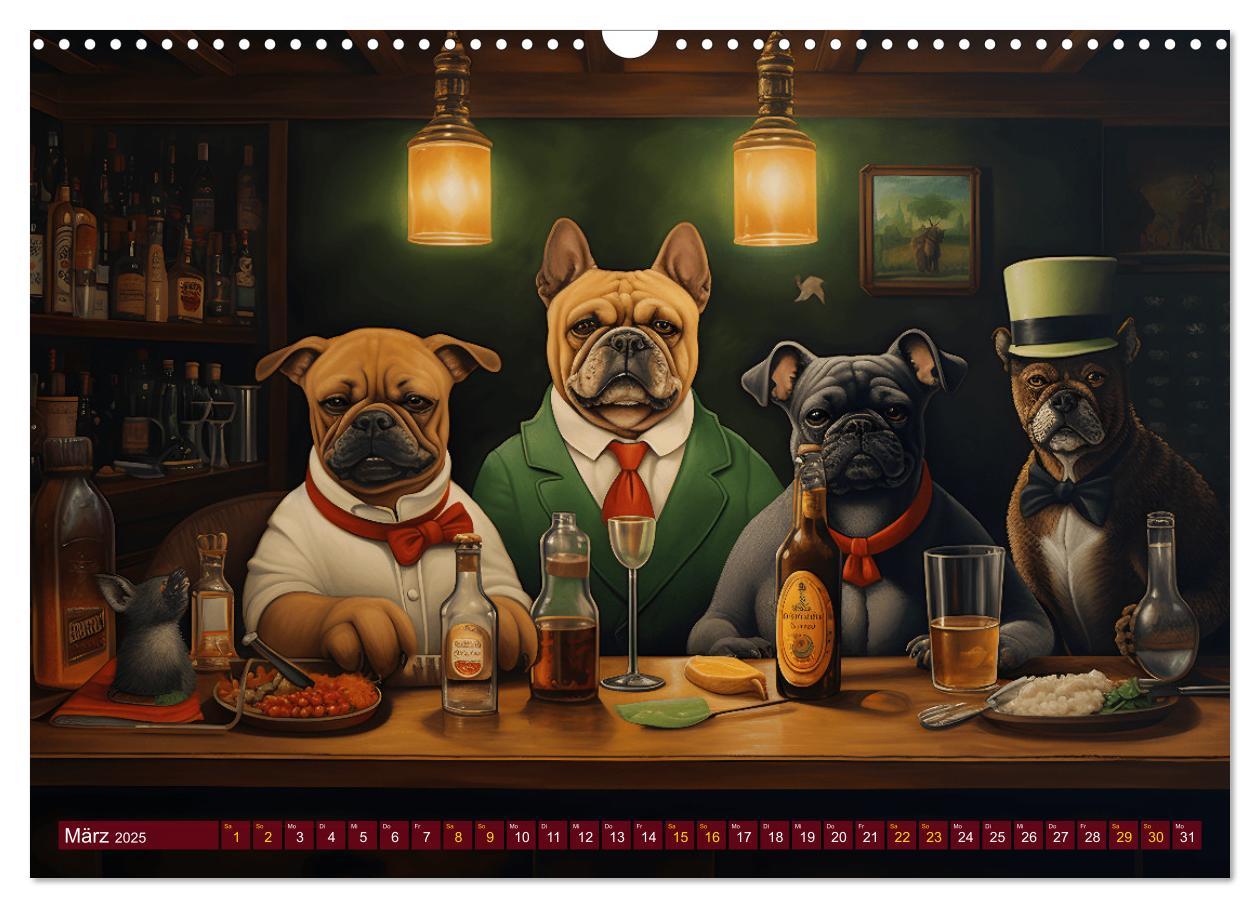 Bild: 9783383854705 | Boteros Hunde - Kunstvoller Kalender im Stile des Boterismo...