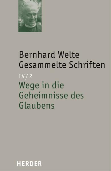Cover: 9783451292132 | Bernhard Welte Gesammelte Schriften | Bernhard Welte (u. a.) | Buch