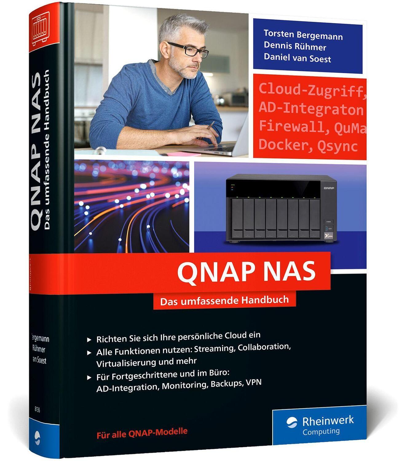 Cover: 9783836281362 | QNAP NAS | Das umfassende Handbuch; für alle QNAP-Modelle | Buch